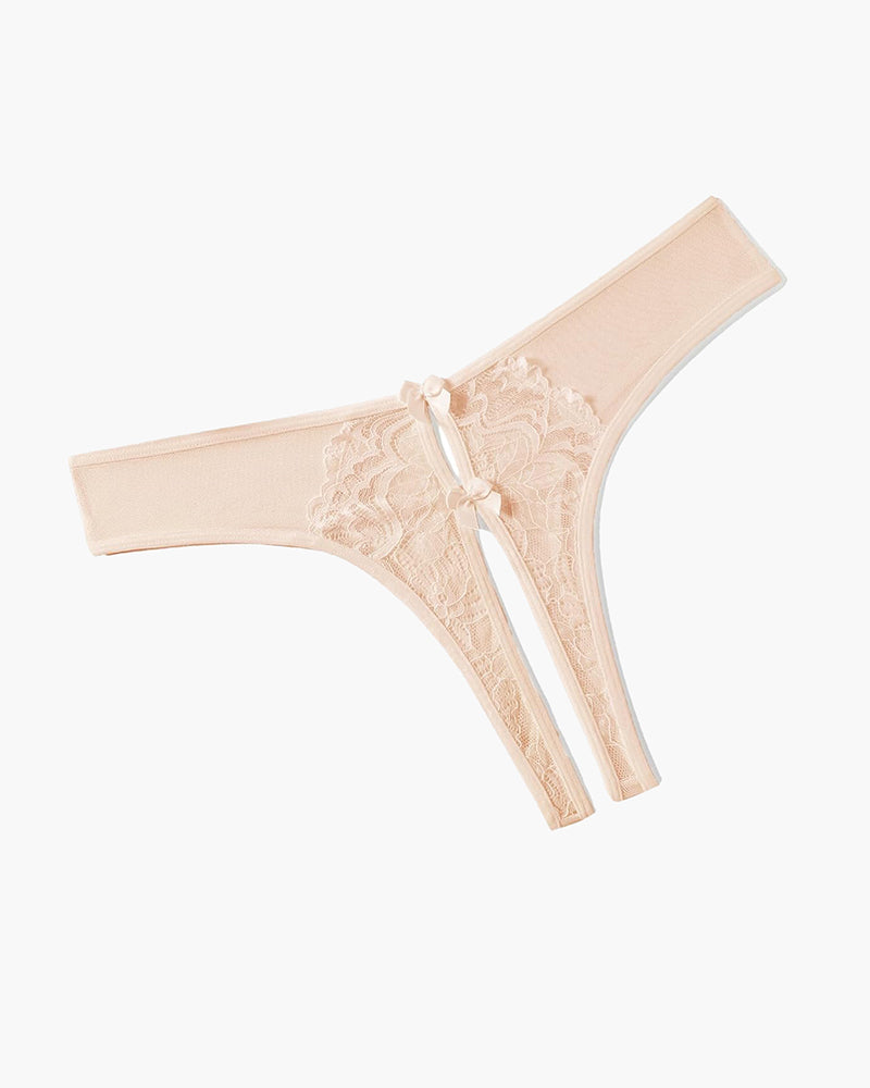 Mesh Panties Briefs with Cute Bow Lingeries-panties - Tophatter Daily Deals