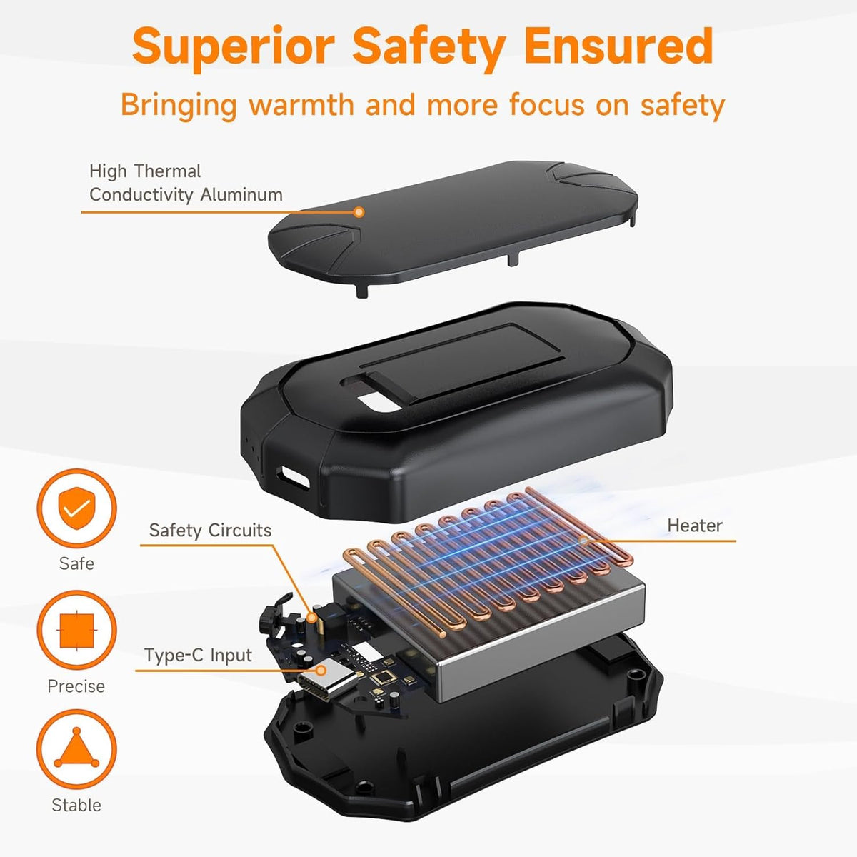 6000mAh 4 Pack Electric Hand Warmer Health & Wellness - Tophatter Daily Deals