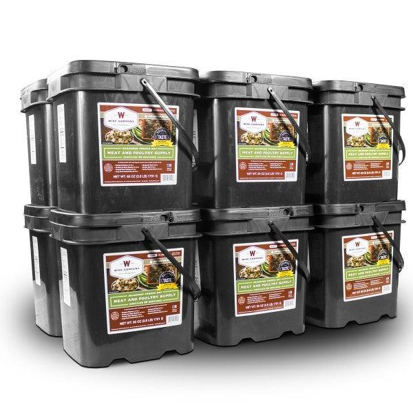 720 Serving Wise Meat Bucket Survival - Tophatter Daily Deals