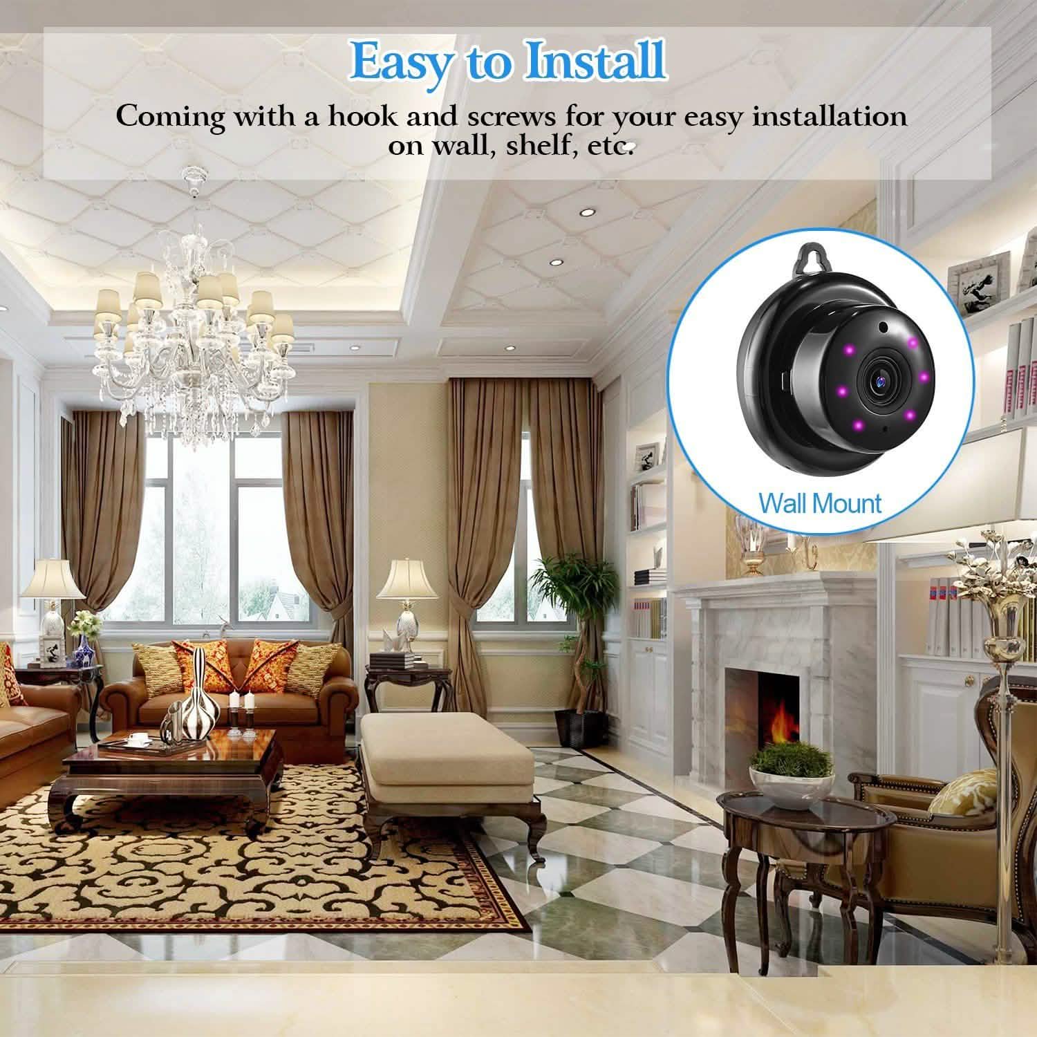 720 WIFI IP Camera Motion Detection Smart Home & Security - Tophatter Daily Deals