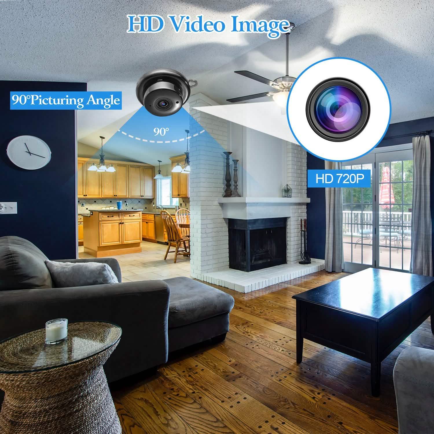 720 WIFI IP Camera Motion Detection Smart Home & Security - Tophatter Daily Deals