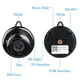 720 WIFI IP Camera Motion Detection Smart Home & Security - Tophatter Daily Deals
