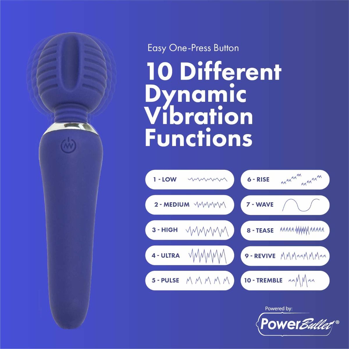 BMS PL Mini Wand in Blue - Tophatter Daily Deals