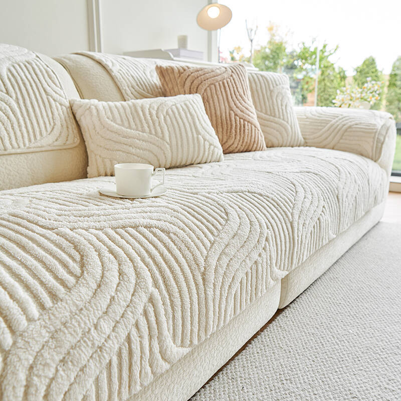 Autumn And Winter Thickening Non-slip Plush Sofa Cushion 0 - Tophatter Daily Deals