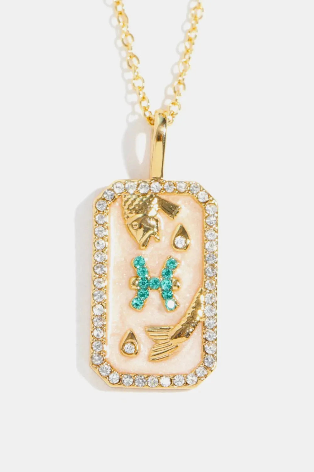 Rhinestone Constellation Pendant Copper Necklace Necklaces - Tophatter Daily Deals