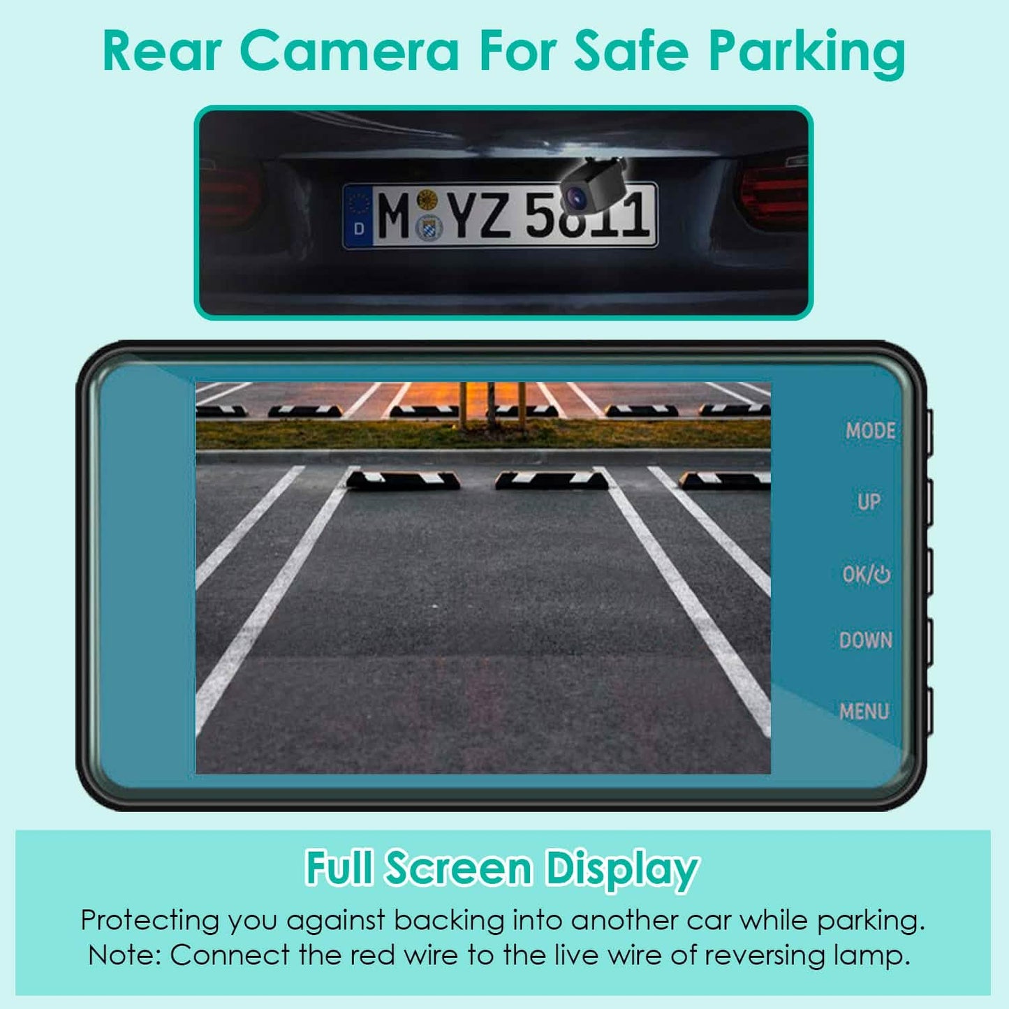 720P Dual Dash Car Camera Recorder with Motion Detection Light Automotive - Tophatter Daily Deals