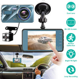 720P Dual Dash Car Camera Recorder with Motion Detection Light Automotive - Tophatter Daily Deals