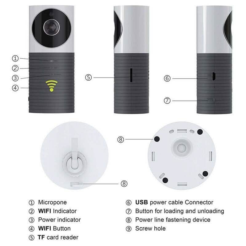 720P WiFi IP Camera Motion Detection Smart Home & Security - Tophatter Daily Deals