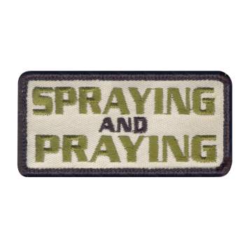 Rothco Spraying and Praying Morale Patch - Tophatter Daily Deals