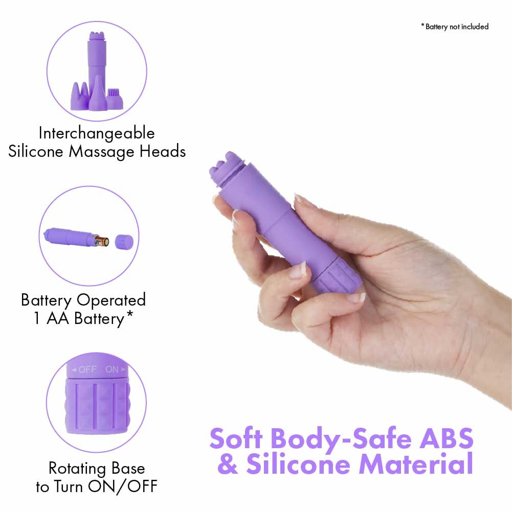 BMS PL Massage Pen in Purple Clitoral Vibrator - Tophatter Daily Deals
