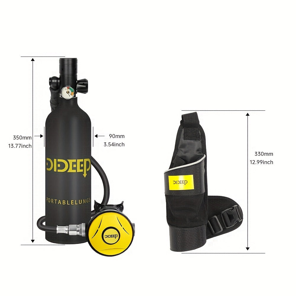 Diving Oxygen Cylinder with Manual Inflator Boating & Water Sports - Tophatter Daily Deals