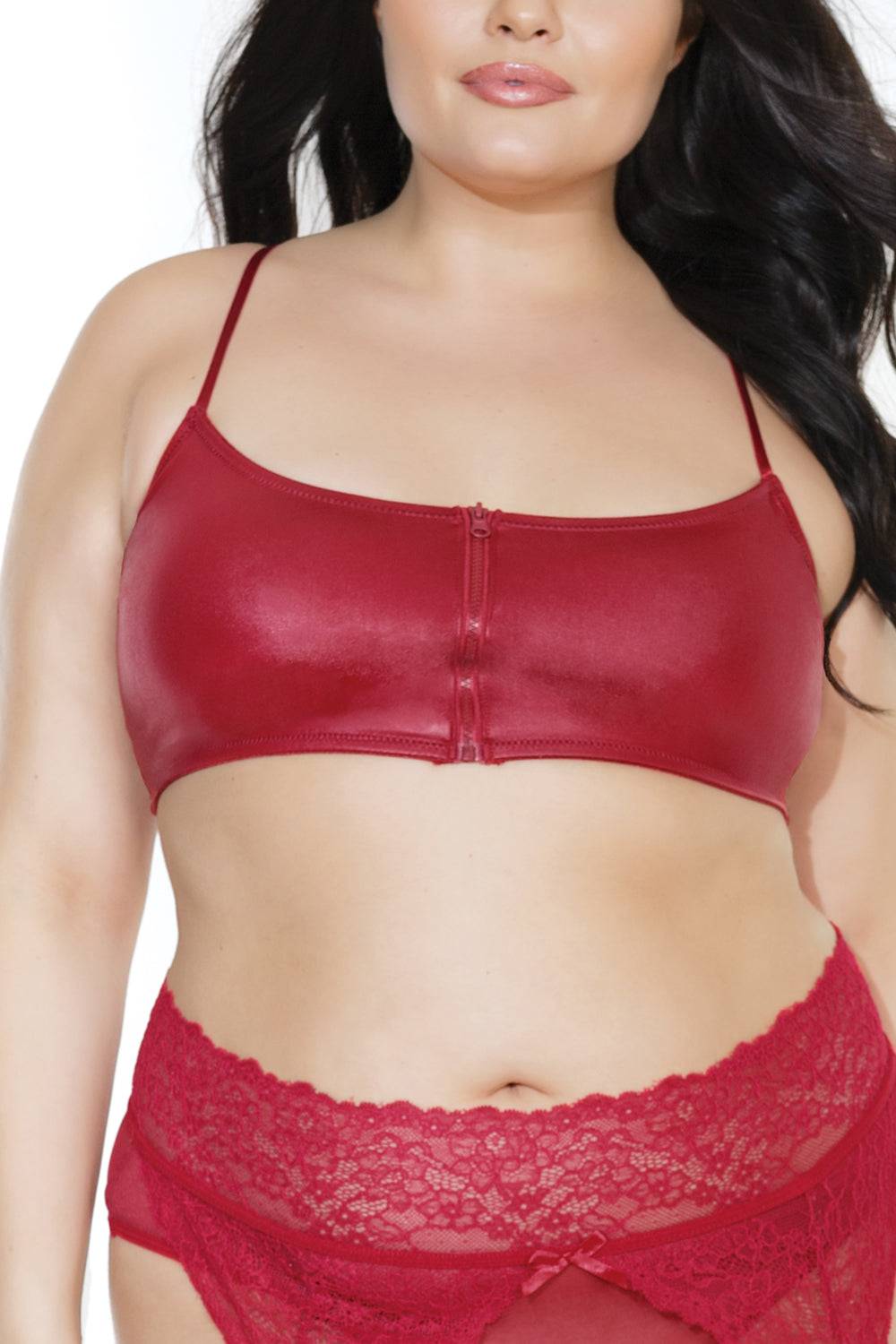 Coquette - 7235X - Wetlook Bralette - OSXL Lingerie - Tophatter Daily Deals