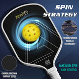 Carbon Fiber Pickleball Paddle Sport Equipments - Tophatter Daily Deals