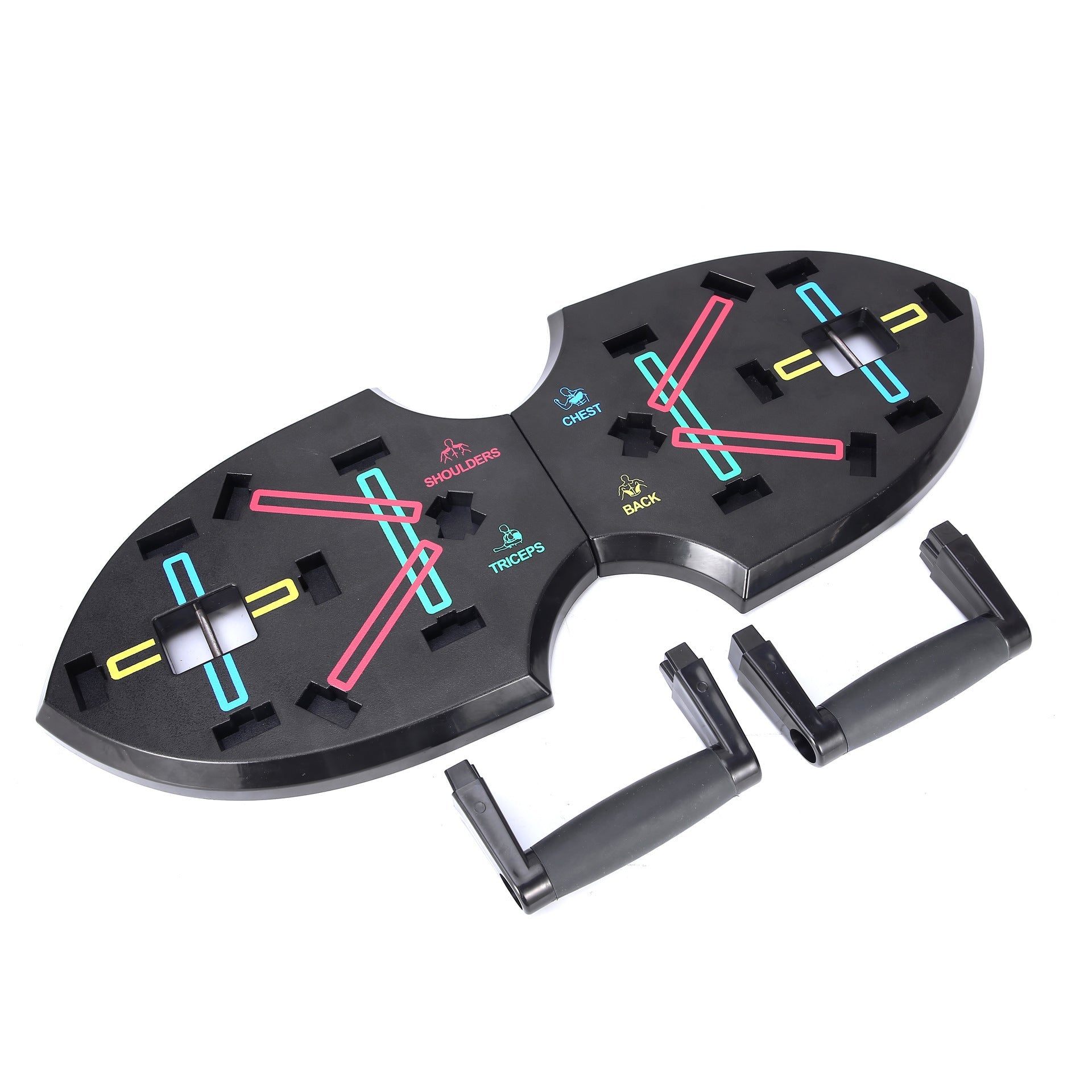 Butterfly Push-up Board Bracket Men And Women Fitness Equipment 0 - Tophatter Daily Deals