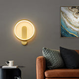 All Copper Wall Lamp Simple And Creative Personality Bedside 0 - Tophatter Daily Deals