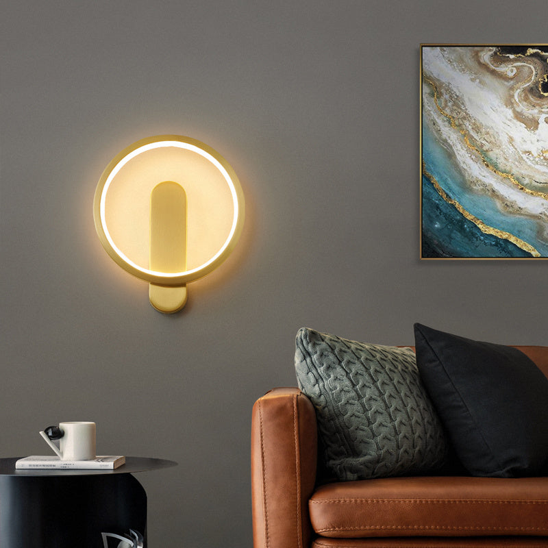 All Copper Wall Lamp Simple And Creative Personality Bedside 0 - Tophatter Daily Deals