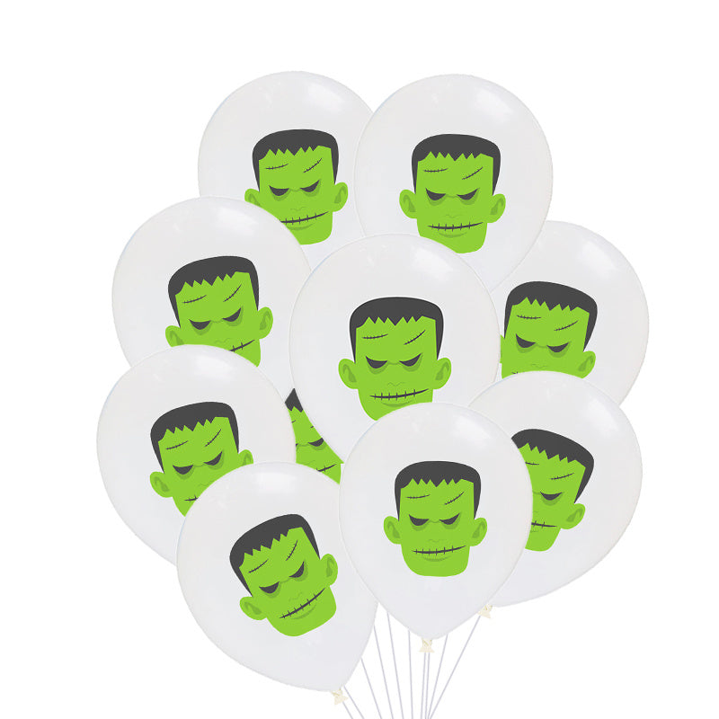 Halloween Balloons Garland Kit Halloween 2025 Party Decor Hulk white 3D Changing Face Moving Picture Frame - Tophatter Daily Deals