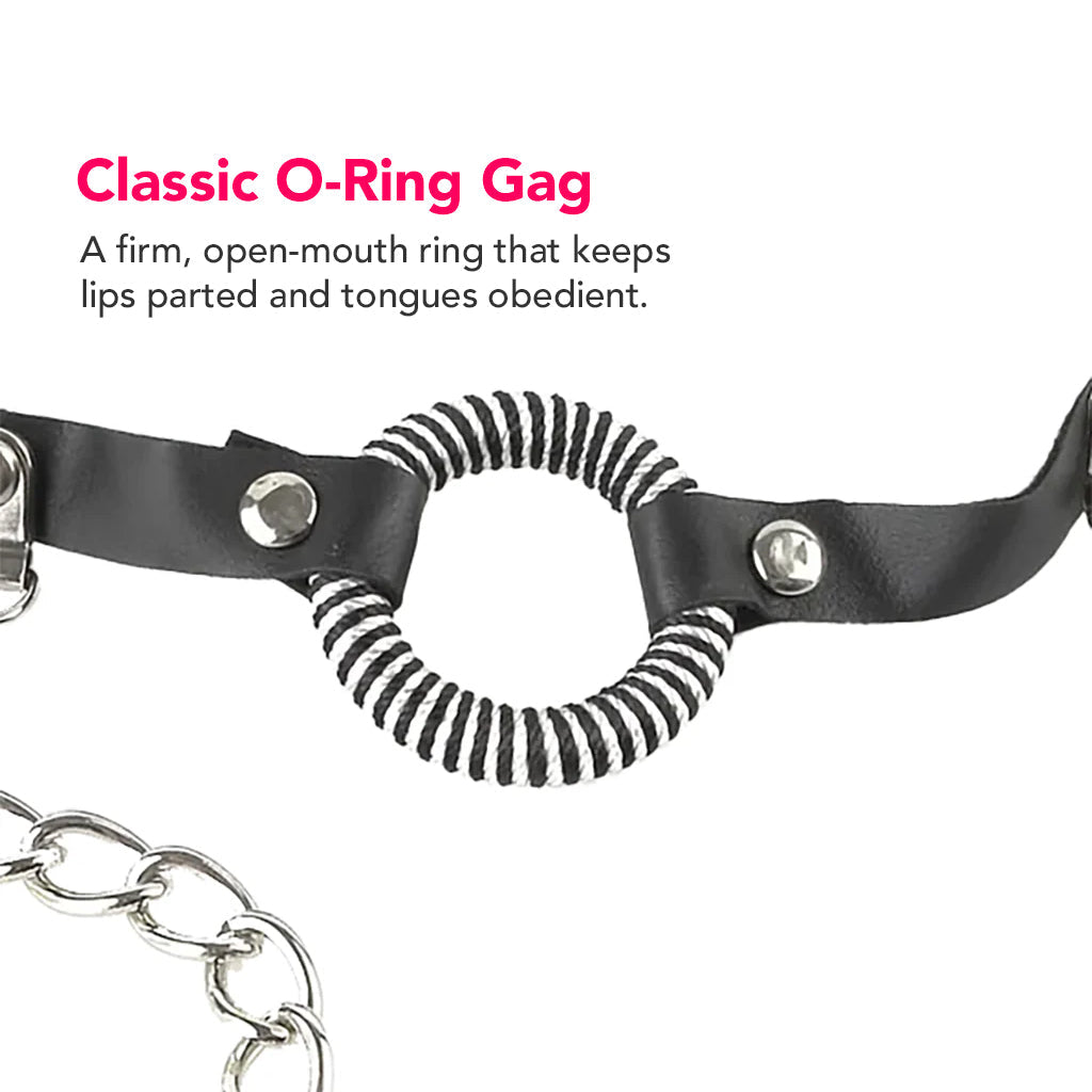 Fetish Fantasy Ltd O-Ring Gag & Nipple Clamps Bondage and Fetish > Nipple Stimulators & Clamps - Tophatter Daily Deals