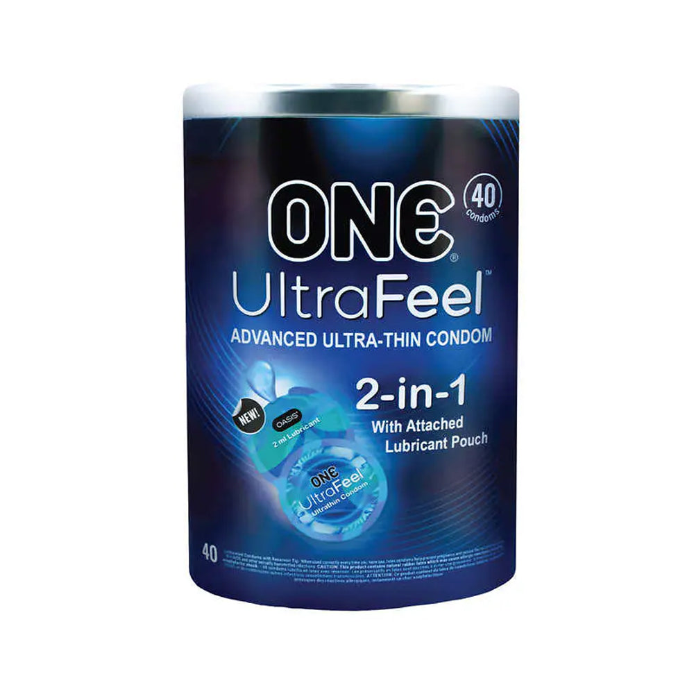 One Ultra Feel Condom 40 Pack Bowl - Tophatter Daily Deals