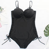 BLACK Plus size one-piece swimsuit FOR WOMEN 0 - Tophatter Daily Deals