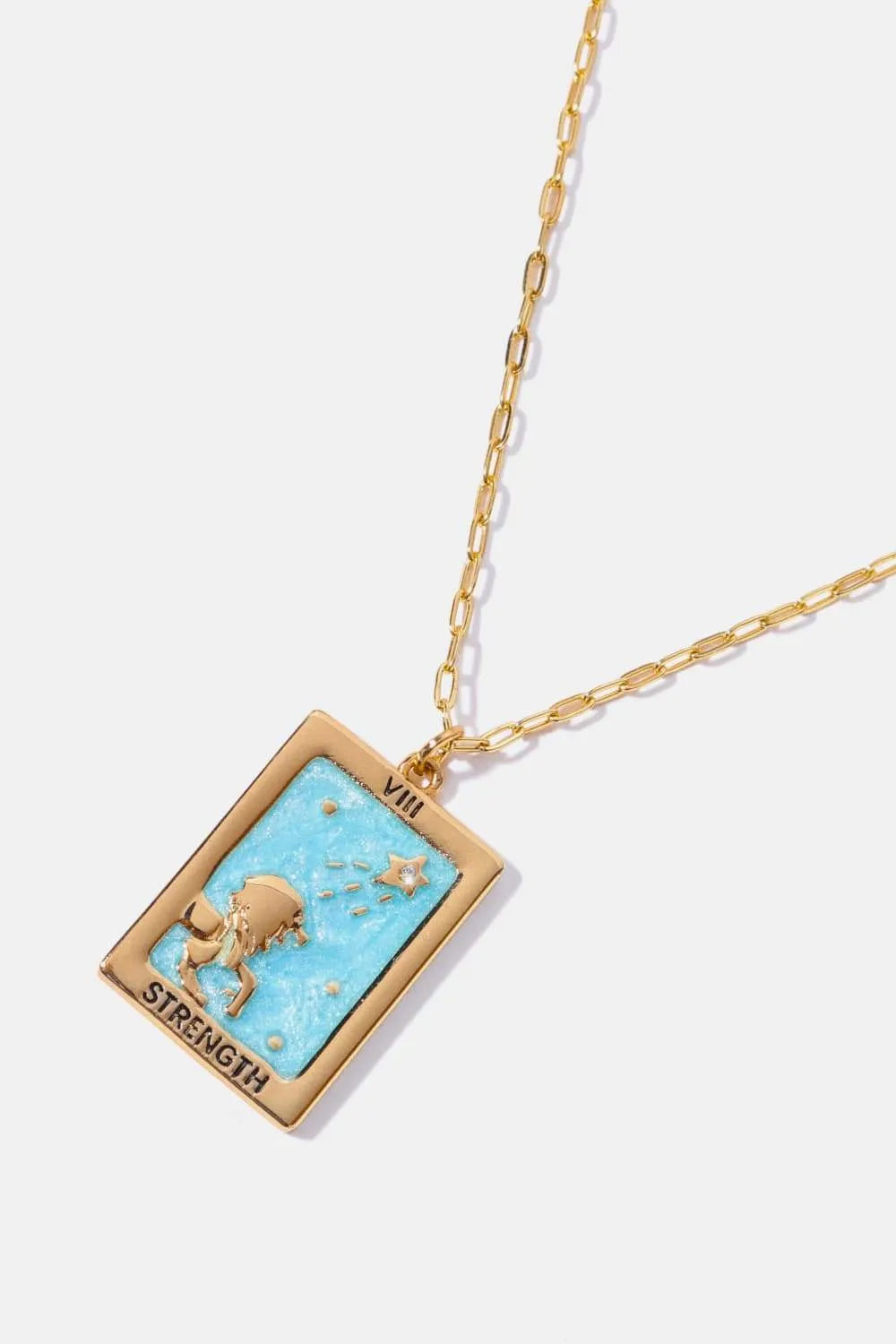 Tarot Card Pendant Copper Necklace Necklaces - Tophatter Daily Deals