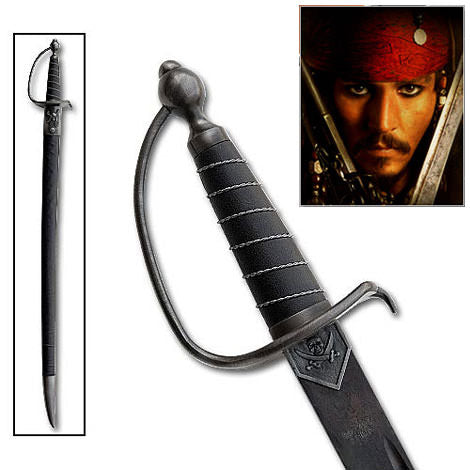 Pirate of Caribbean Cutlass Sword - TOPHATTER'S ARMORY DEALS Collectible Weapons - Tophatter Daily Deals