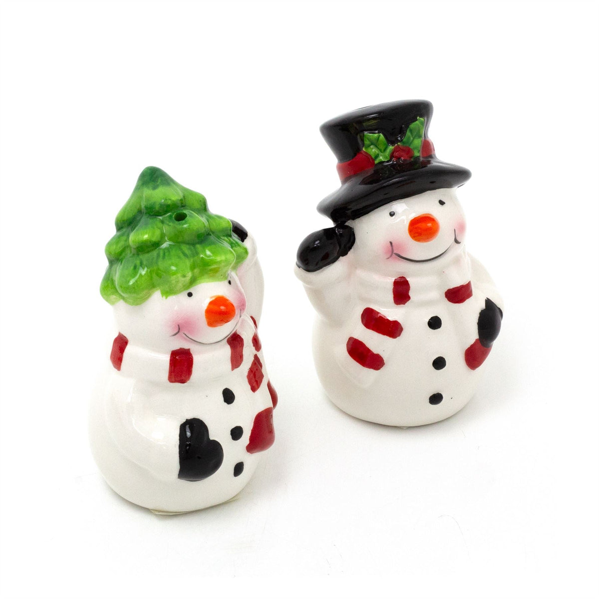 Christmas Snowman Salt & Pepper Pots | Festive Novelty Salt & Pepper Shakers Salt and Pepper Shakers - Tophatter Daily Deals