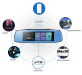 8 Inch 4G Android cloud mirror driving recorder 0 - Tophatter Daily Deals