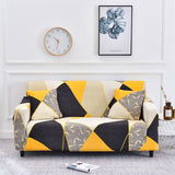 Black Square Black And White Gray Printed Sofa Cover Texture 0 - Tophatter Daily Deals