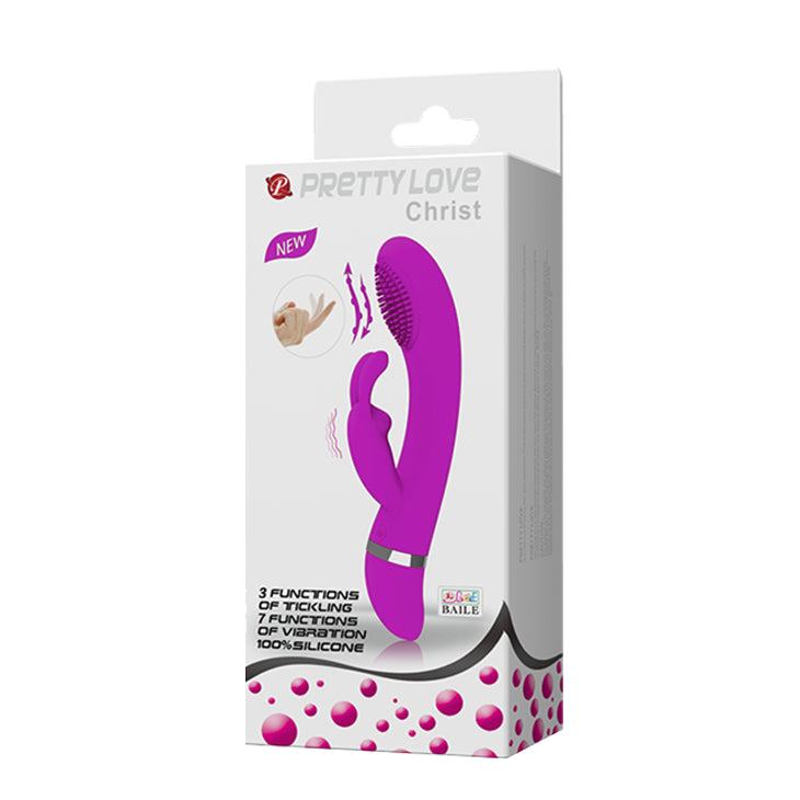 Pretty Love Christ Rabbit Vibrator – Silicone 3 Tickling and 7 Vibration Functions Vibrator > Vibrators > Ladies > Rabbit - Tophatter Daily Deals