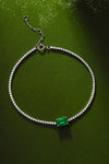Adored 1 Carat Lab-Grown Emerald Bracelet - Tophatter Deals and Online Shopping - Electronics, Jewelry, Beauty, Health, Gadgets, Fashion - Tophatter's Discounts & Offers - tophatters