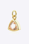 925 Sterling Silver Birthstone Pendant Sherbet One Size Necklaces - Tophatter Daily Deals