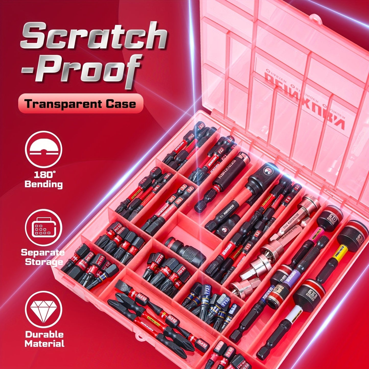 99pcs Impact Screwdriver Set with Hex Heads Tools > Other Tools > Drill & Screwdriver Accessories - Tophatter Daily Deals