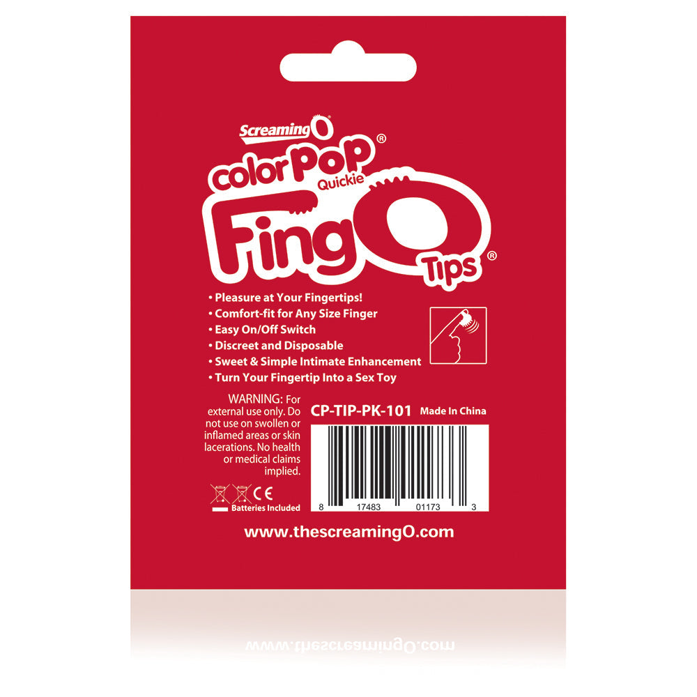 Colorpop Quickie Blue FingO Tips Mini Vibrator > Vibrators > Finger Vibrators - Tophatter Daily Deals