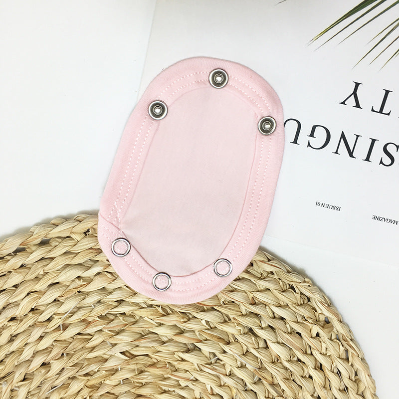 Baby's Long Cotton Romper Extension Piece Pink One Size 0 - Tophatter Daily Deals