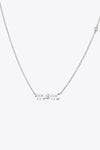 MOM 925 Sterling Silver Necklace Silver One Size Necklaces - Tophatter Daily Deals