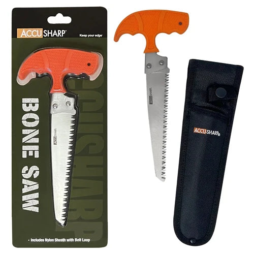 ACCUSHARP 6" BONE SAW + SHEATH - Tophatter's Army Deals KNIVES - Tophatter Daily Deals