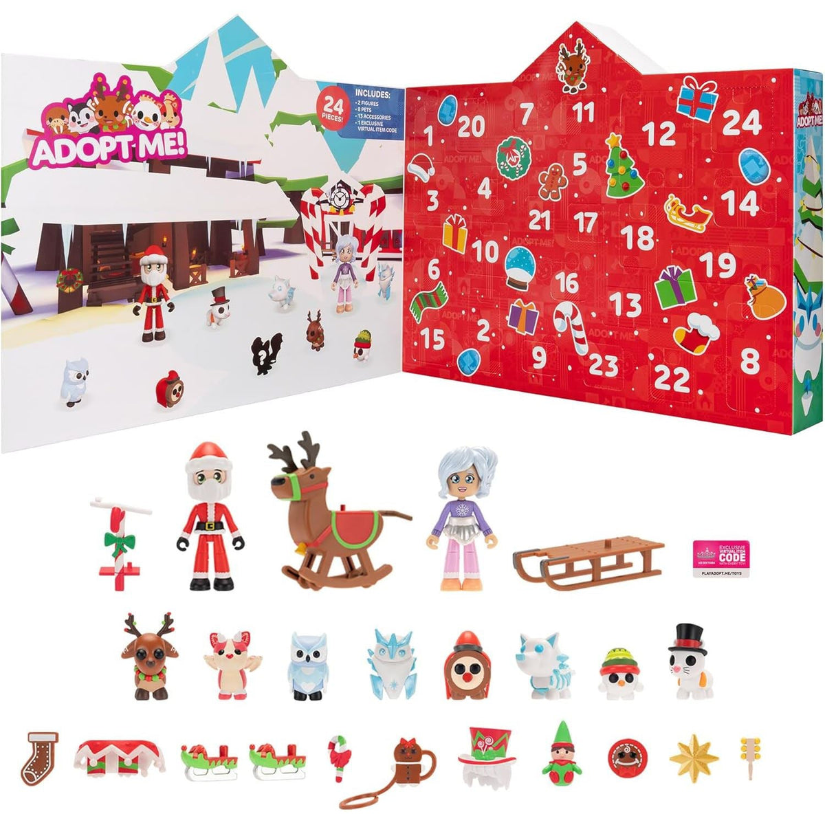 Adopt Me! Christmas Advent Calendar for Kids | Children's Toy Advent Calendar Advent Calendar - Tophatter Daily Deals