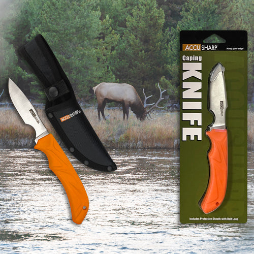 ACCUSHARP CAPING KNIFE - WITH SHEATH - Tophatter's Army Deals KNIVES - Tophatter Daily Deals