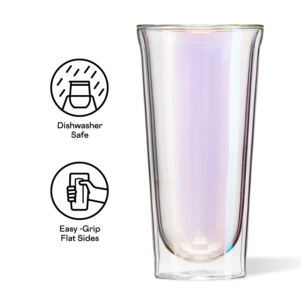 Prism Pint Glass Set (2) by CORKCICLE. Barware - Tophatter Daily Deals