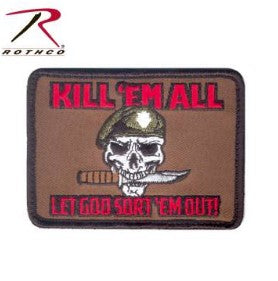 Rothco Kill Em All Let God Sort Em Out Morale Patch - Tophatter Daily Deals