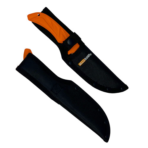 ACCUSHARP BUTCHER KNIFE - WITH SHEATH - Tophatter's Army Deals KNIVES - Tophatter Daily Deals