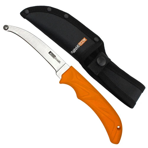 ACCUSHARP ACCUZIP SKINNING KNIFE - WITH SHEATH - Tophatter's Army Deals KNIVES - Tophatter Daily Deals