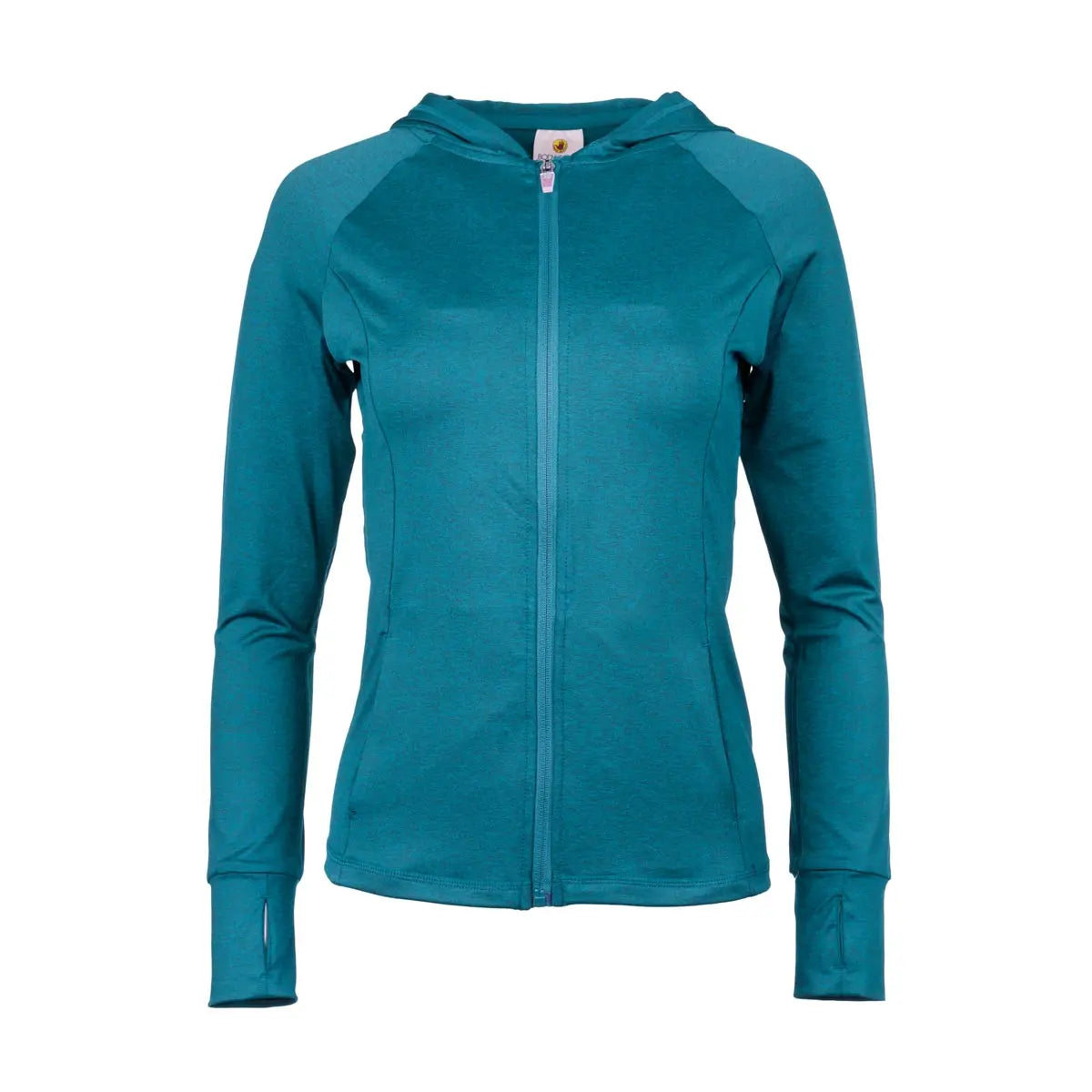 Body Glove Women's Full Zip Hoodie Teal Heather Full Zip - Tophatter Daily Deals