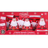 Set of 6 Santa Crackers with Would You Rather Game | Novelty Christmas Crackers Christmas Cracker - Tophatter Daily Deals