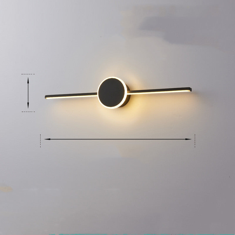 Bathroom Lamp Simple Modern Nordic Mirror Cabinet Dedicated A large black 0 - Tophatter Daily Deals