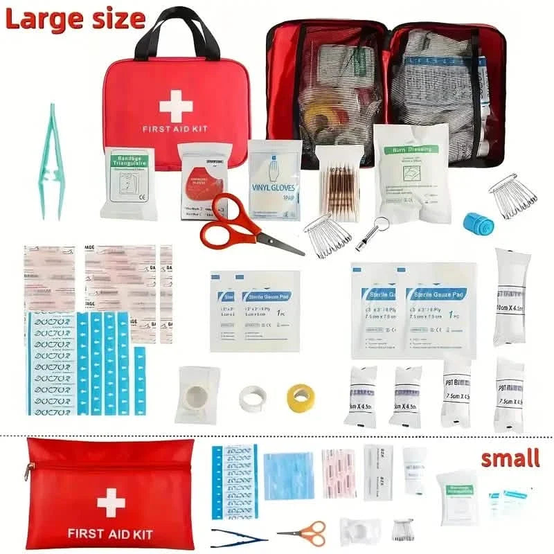 Portable First Aid Kit for Camping, Hiking & Outdoor Activities Outdoor Recreation - Tophatter Daily Deals