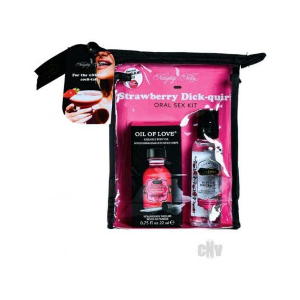 Kama Sutra Strawberry Dick-quiri Flavored Oral Sex Kit - Tophatter Daily Deals