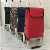 Aluminum Alloy Shopping Cart Pull Rod Folding Cart 0 - Tophatter Daily Deals