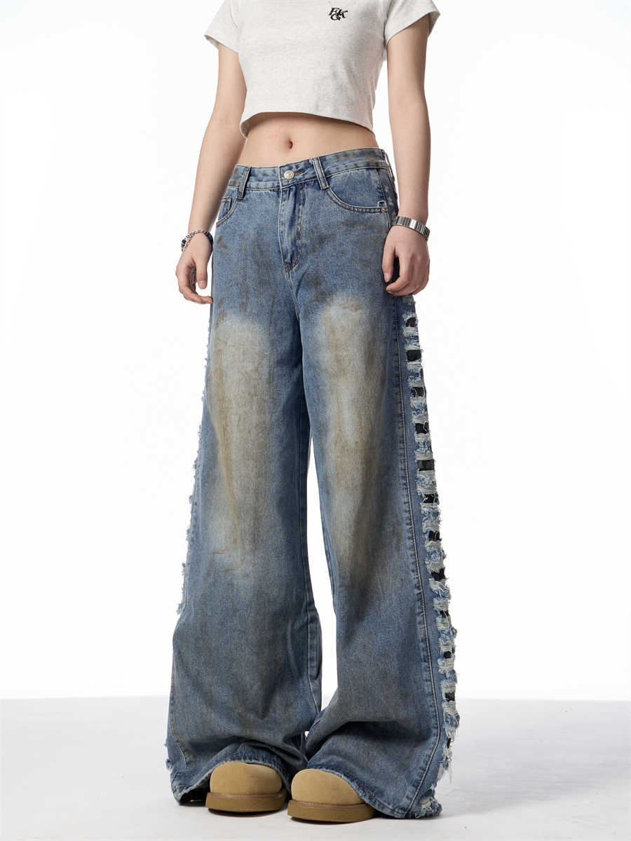 American Retro Gradient Jeans For Women's High Street 0 - Tophatter Daily Deals